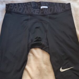 Nike Pro Black Training  Compression Shorts with Logo